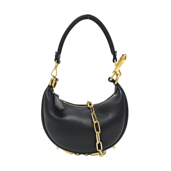 Calfskin Shoulder Bag Black