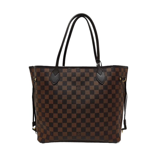 NEVERFULL MM Damier Ebene Coated Canvas Brown