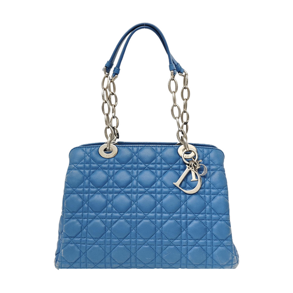 Dior Soft Cannage Calfskin Blue