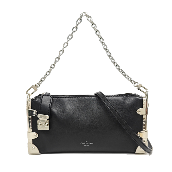 SIDE TRUNK Calfskin Black