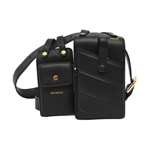 Calfskin Belt Bag Black