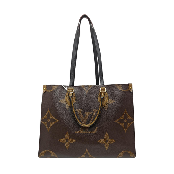 ONTHEGO MM Monogram Coated Canvas Brown