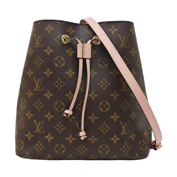 NÉONOÉ MM Monogram Coated Canvas Brown