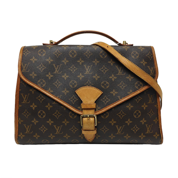 BEL AIR GM Monogram Coated Canvas Brown