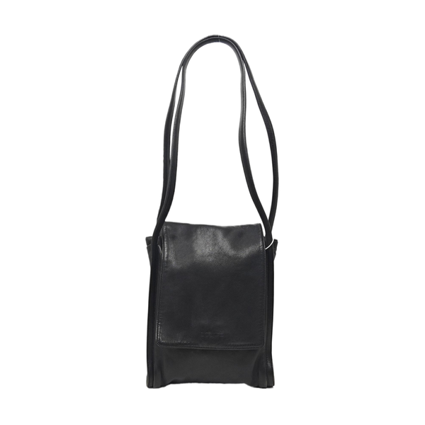 Calfskin Shoulder Bag Black