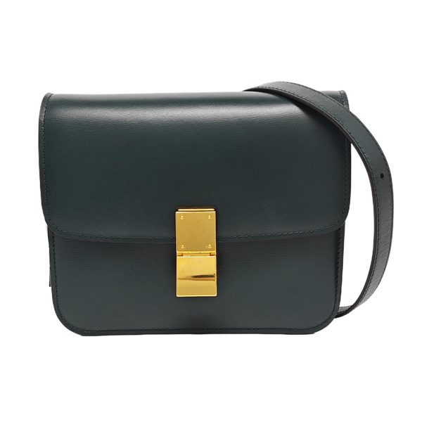 CLASSIC BOX Small Calfskin Green