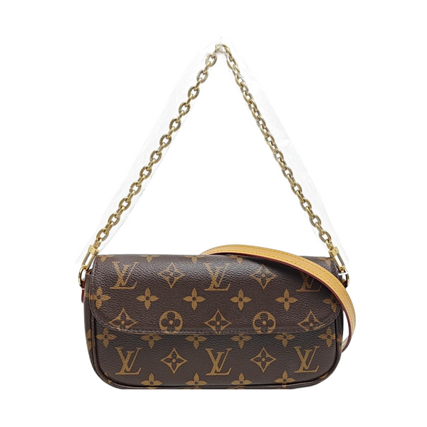 IVY Monogram Coated Canvas Brown