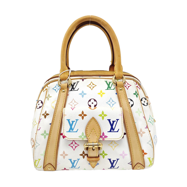LV × TM PRISCILLA Monogram Coated Canvas White