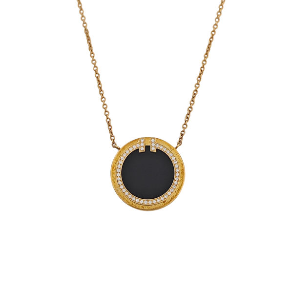 Tiffany T 18k Gold Necklace