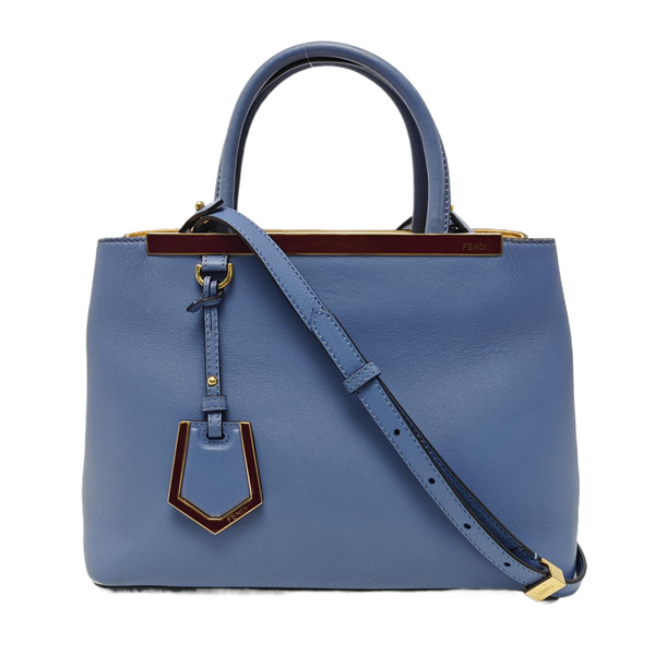 2 Jours Small Calfskin Blue
