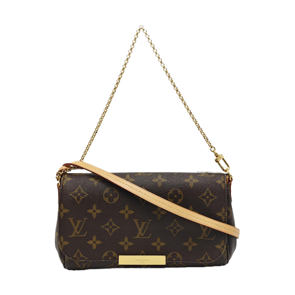 FAVORITE MM Monogram Coated Canvas Brown