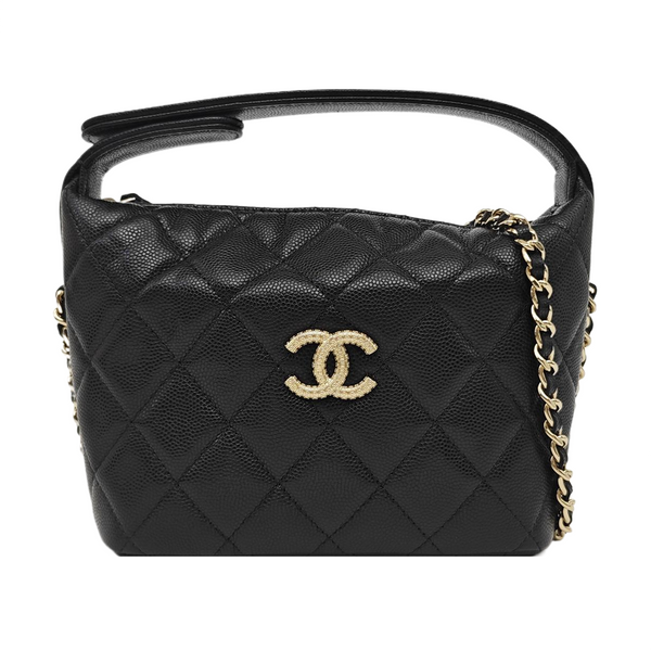 HOBO Quilted Grained Calfskin Black