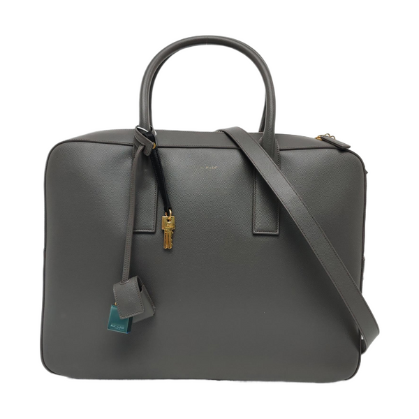 Calfskin Shoulder Bag Gray