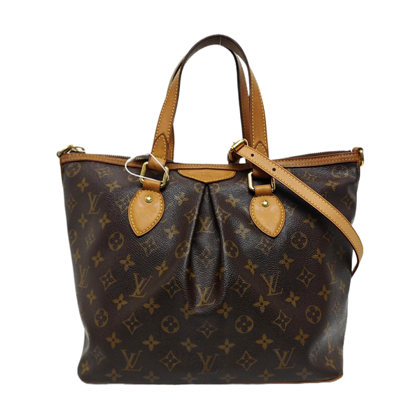 PALERMO PM Monogram Coated Canvas Brown