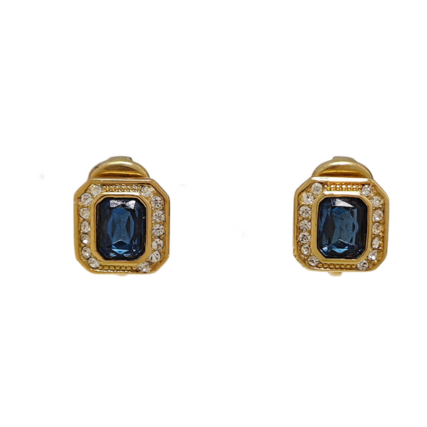 Metal Gold Clip On Earrings