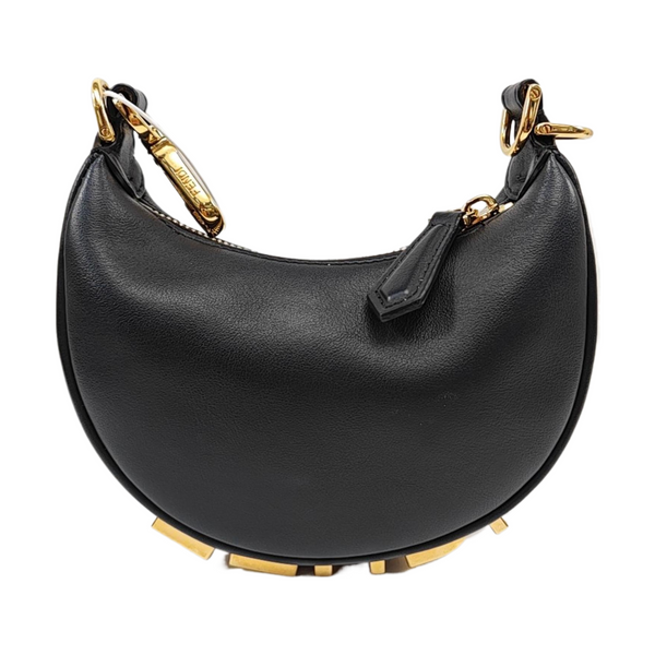 Calfskin Top Handle Bag Black
