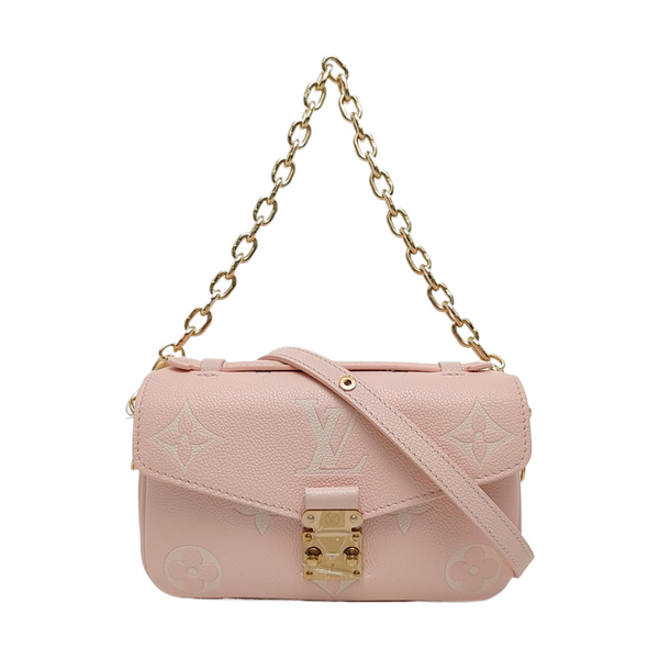 MÉTIS EAST WEST Monogram Calfskin Pink
