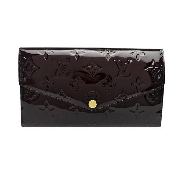 SARAH Patent Leather Red Wallet