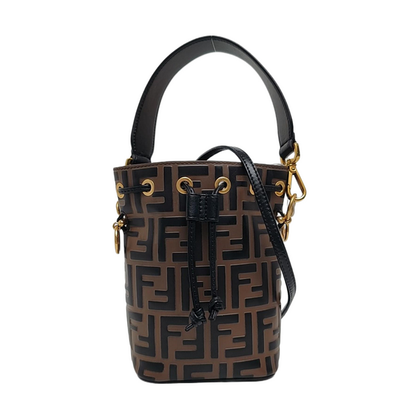 Mon Tresor Mini Monogram Calfskin Brown