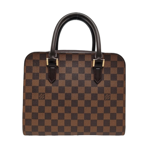 TRIANA Damier Ebene Coated Canvas Brown