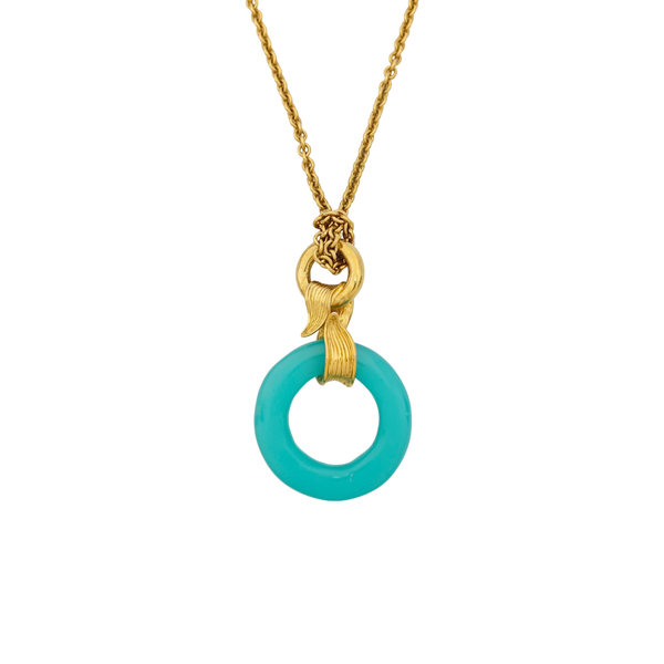 G Chain Metal Gold Necklace