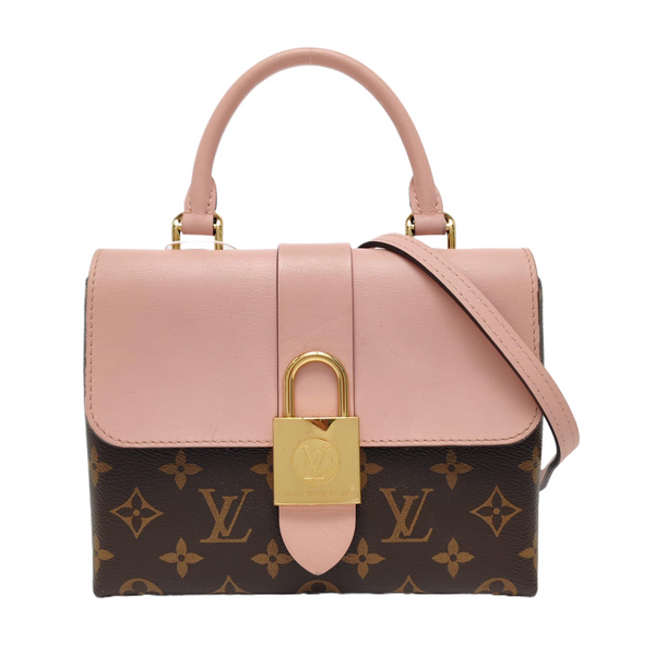 LOCKY BB Monogram Coated Canvas Pink