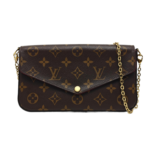 FÉLICIE Monogram Coated Canvas Brown