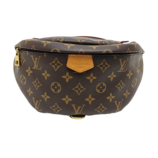 BUMBAG Monogram Coated Canvas Brown