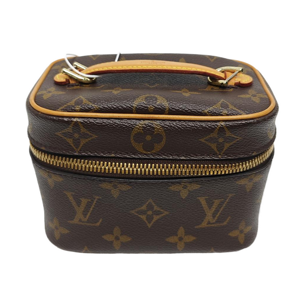 NICE Super Mini Monogram Coated Canvas Brown
