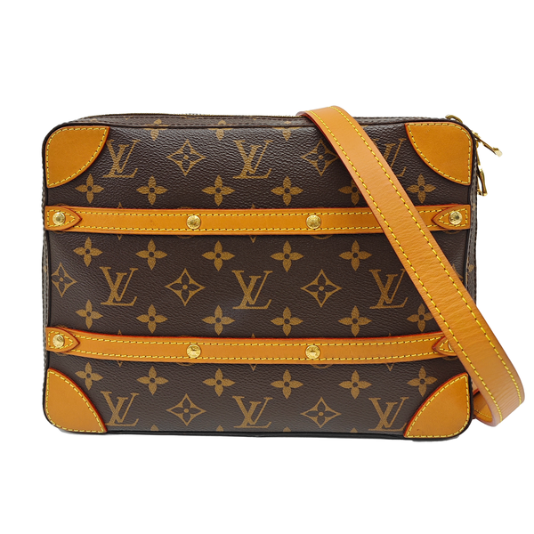 SOFT TRUNK PM Monogram Coated Canvas Brown
