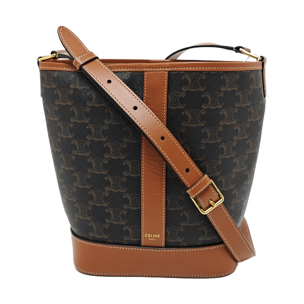 TRIOMPHE CANVAS Small Coated Canvas Brown