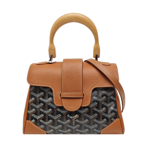 Saïgon Mini Coated Canvas Brown