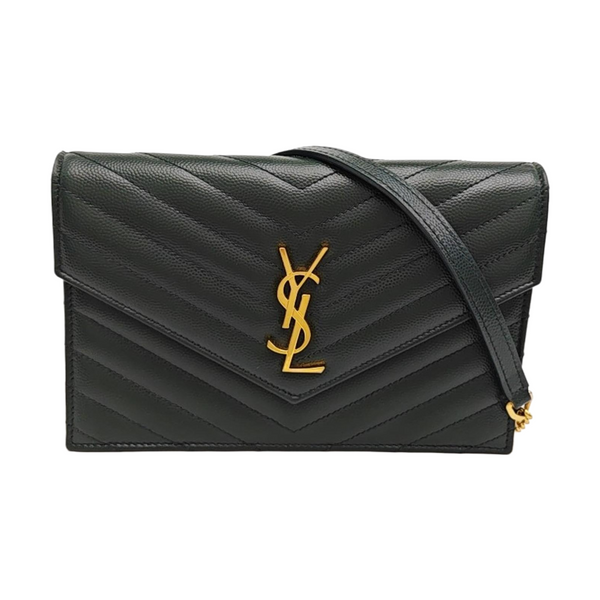 MONOGRAM WOC Chevron Calfskin Green