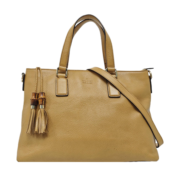 Calfskin Tote Bag Yellow