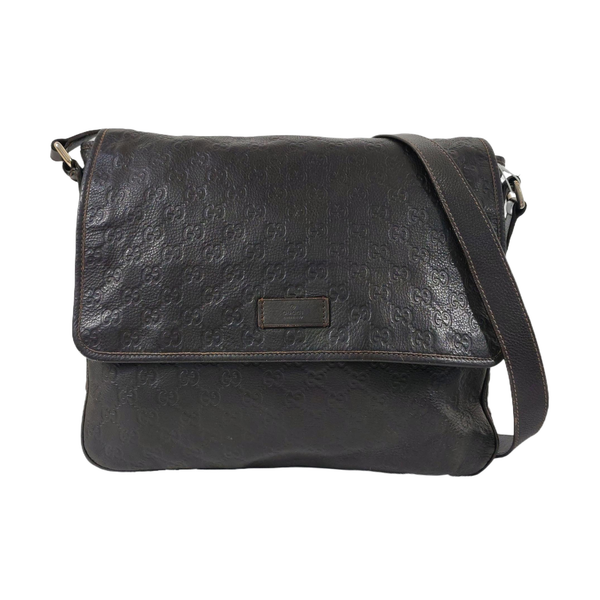 GG Imprime Monogram Calfskin Brown