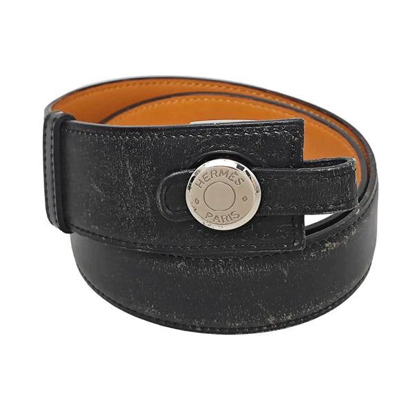 Black Leather Belt
