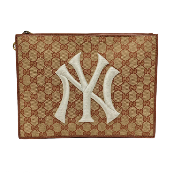 GUCCI X MLB Monogram Canvas Brown