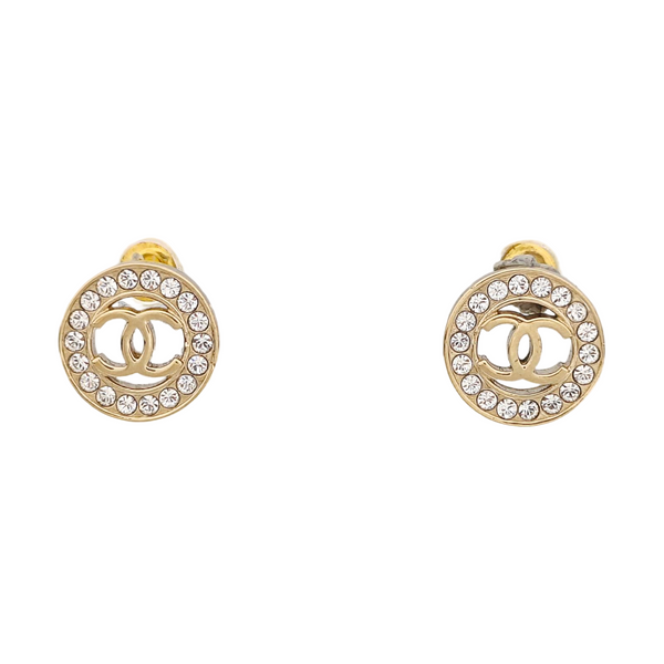Metal Gold Stud Earrings