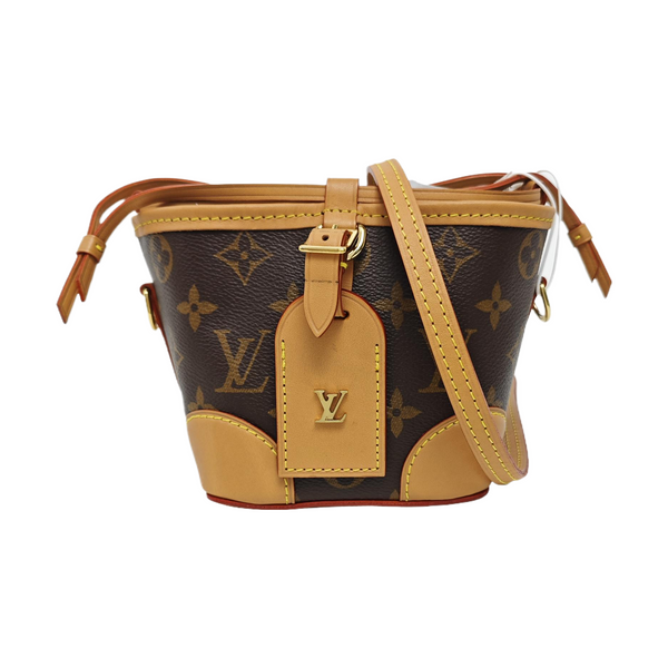 NOÉ Monogram Coated Canvas Brown