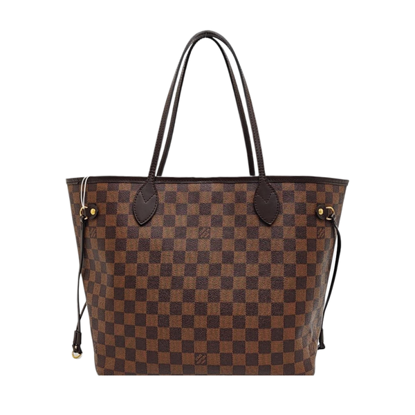 NEVERFULL MM Damier Ebene Coated Canvas Brown