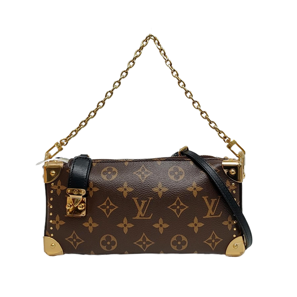 SLIM TRUNK Monogram Coated Canvas Brown