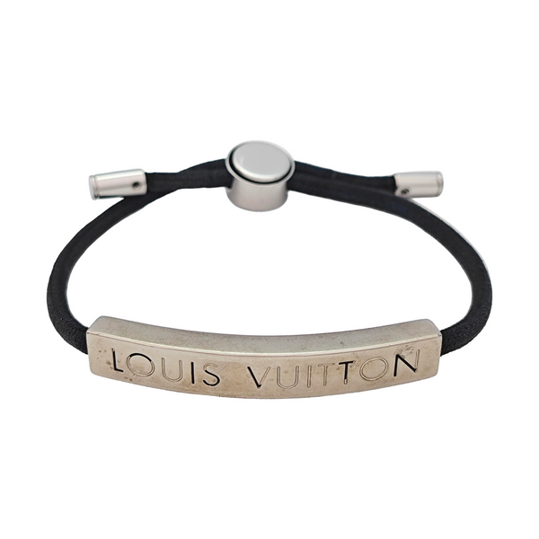 SPACE LV Fabric Black Bracelet