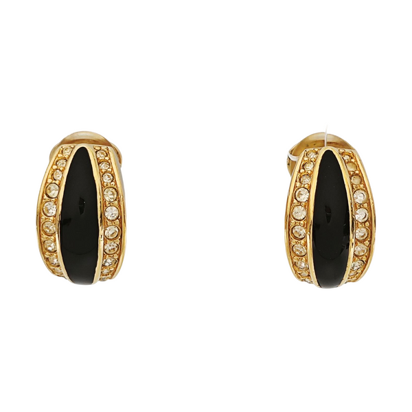 Metal Gold Clip On Earrings