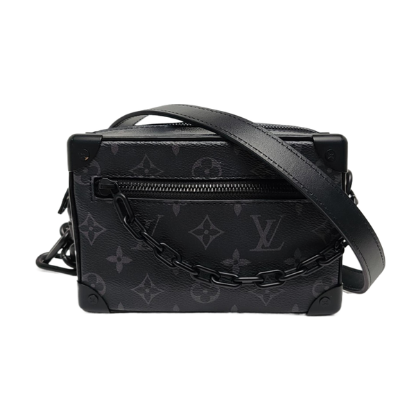 SOFT TRUNK Mini Monogram Coated Canvas Black