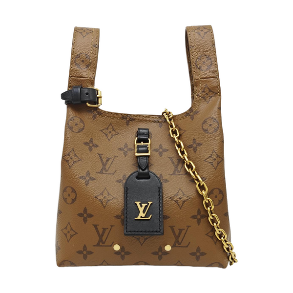 ATLANTIS PM Monogram Coated Canvas Brown