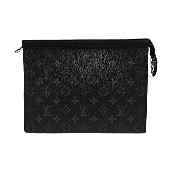Pochette Voyag MM Monogram Coated Canvas Black