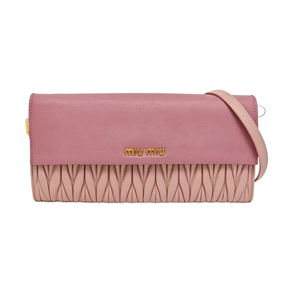 Quilted Lambskin Shoulder Bag Pink