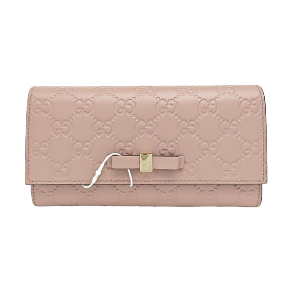 Monogram Calfskin Wallet Pink