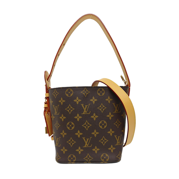 ALL IN Monogram Coated Canvas Brown