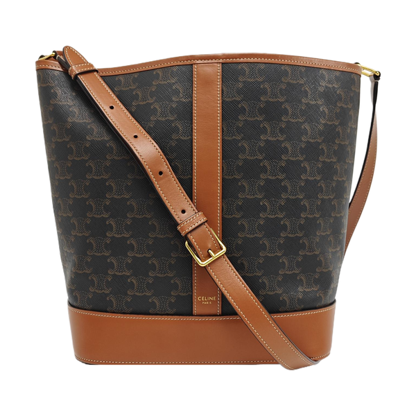 TRIOMPHE CANVAS Medium Coated Canvas Brown